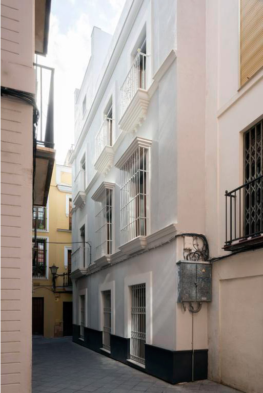 Rehabilitación fachada en el centro de Sevilla